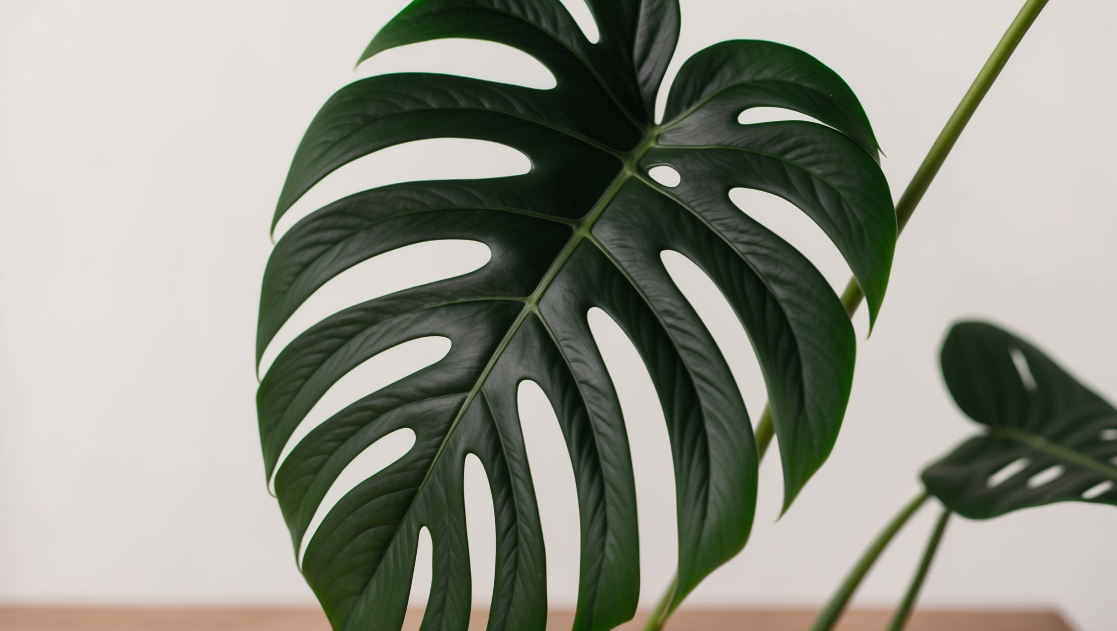 Monstera Obliqua with its intricate leaf patterns