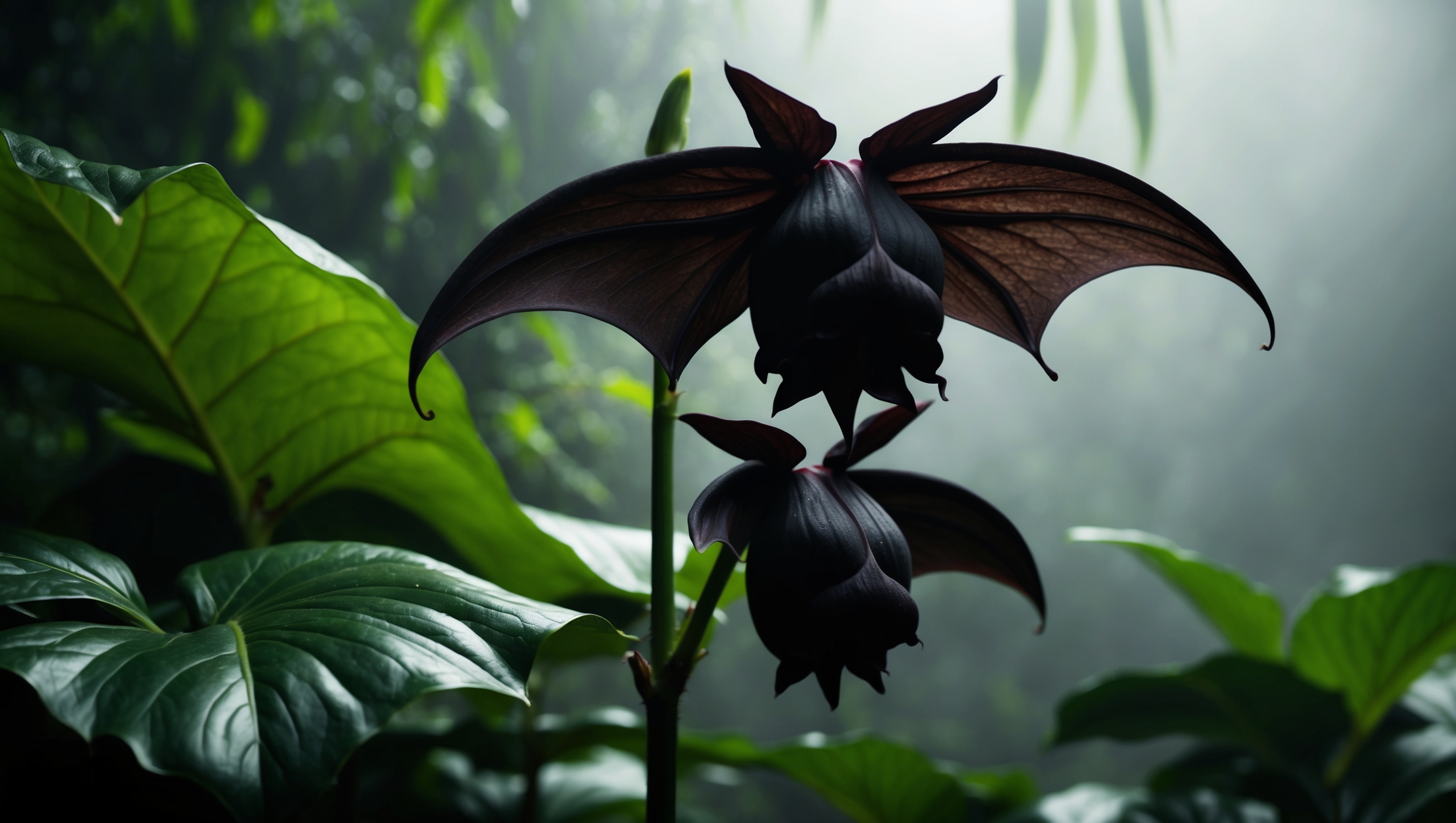 Bat Flower in Bloom